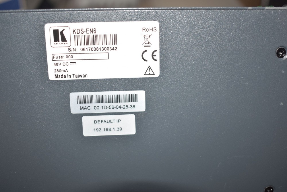 KRAMER MEGATOOLS KDS-EN6 & KDS-DEC6 4K VIDEO ENCODER DECODER PAIR/SET