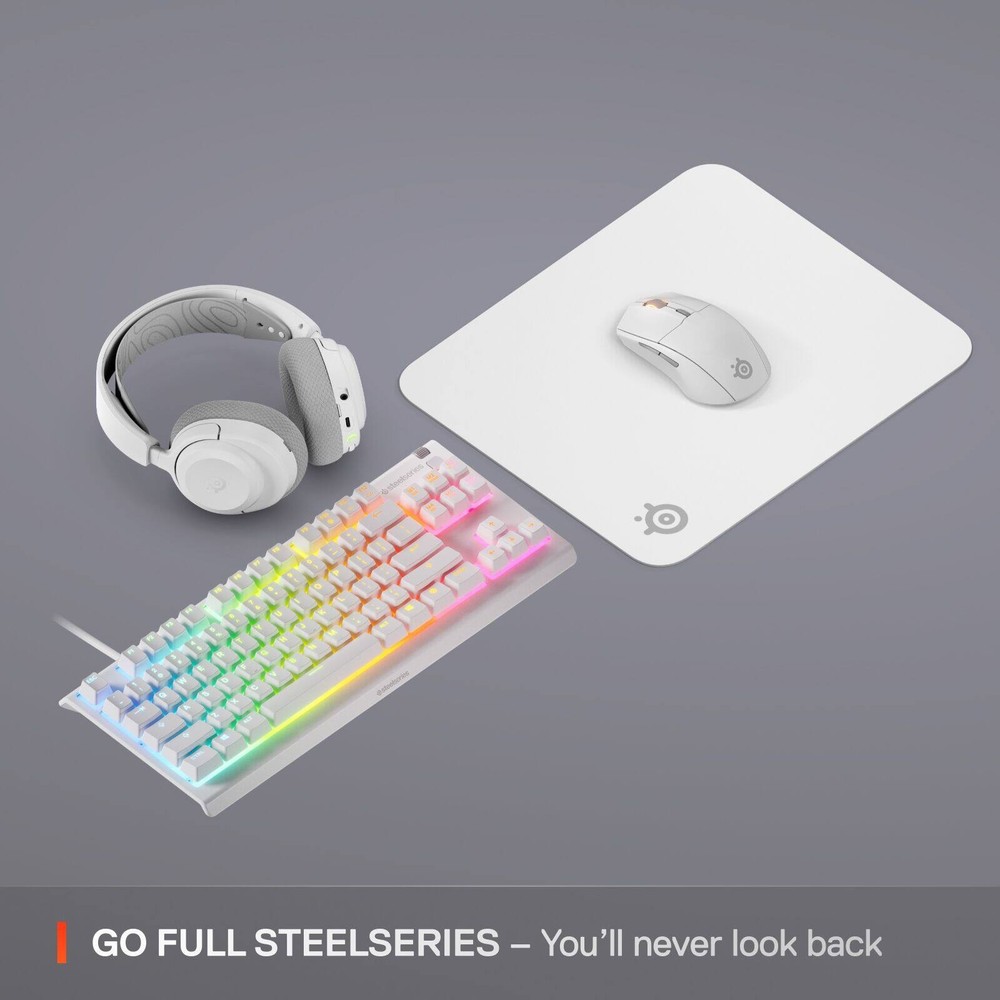 SteelSeries - QcK Cloth Gaming Mouse Pad (Medium) - White