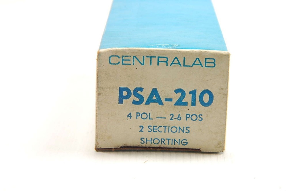 Centralab - PSA-210 - Switch, rotary. 4 Pole, 2-6 position.