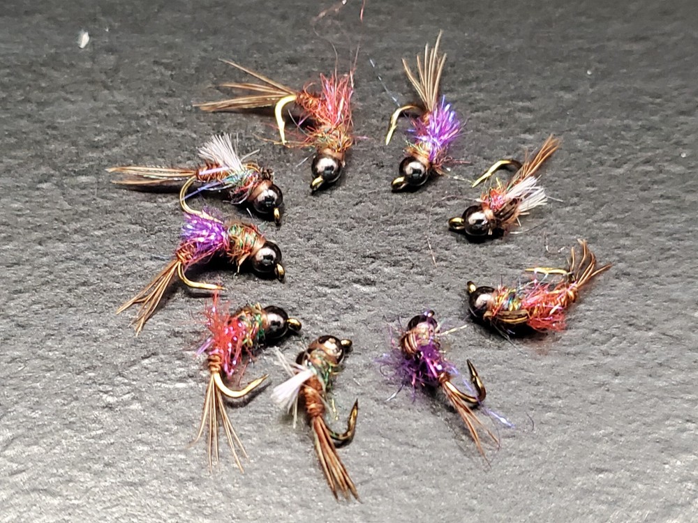 Tungsten Bead Head Trigger Nymph, Bead Head Nymph, Custom Bead Head Nymph