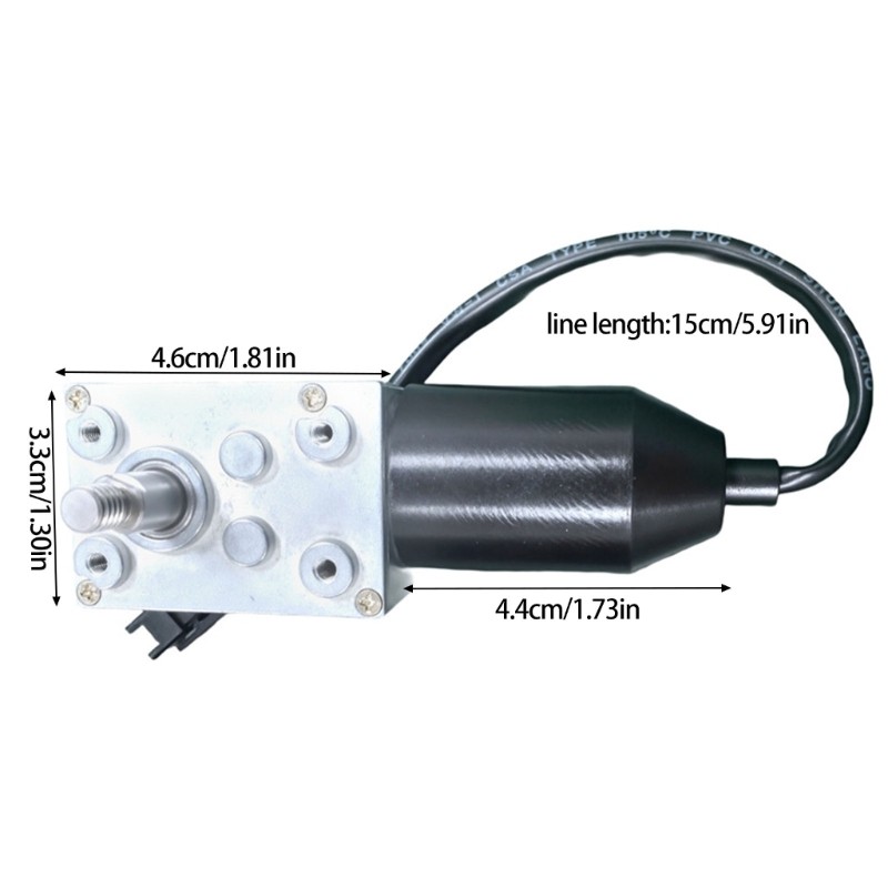 Worm Encoder 12V Reduction Motor Speed Control Small Motor For Range Hood