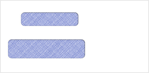 500 Self Seal Double Window Envelope Wallet | Item #CE28S
