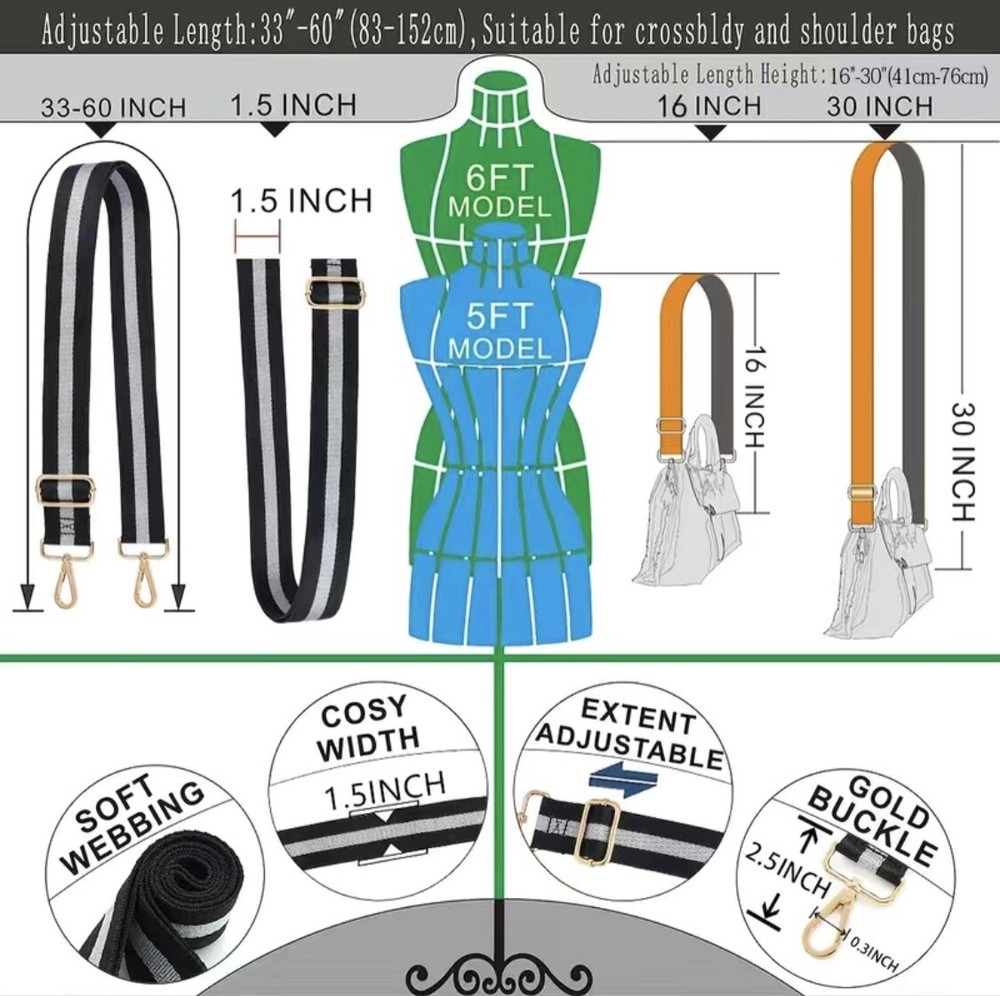 bag strap replacement Sherry Line