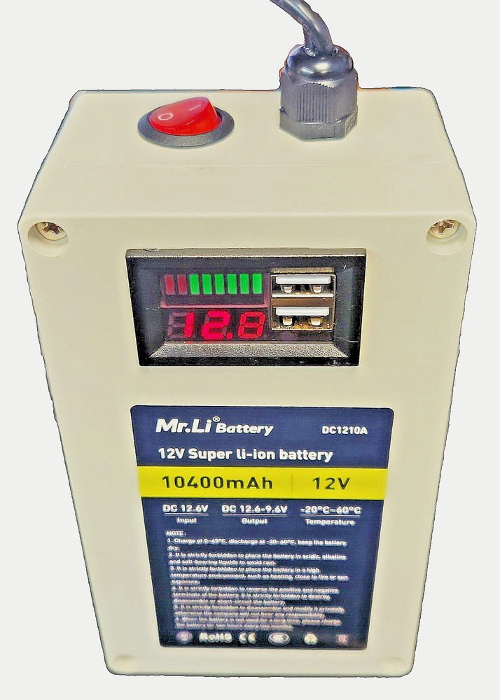 Battery Pack 12V 100 Watt USB