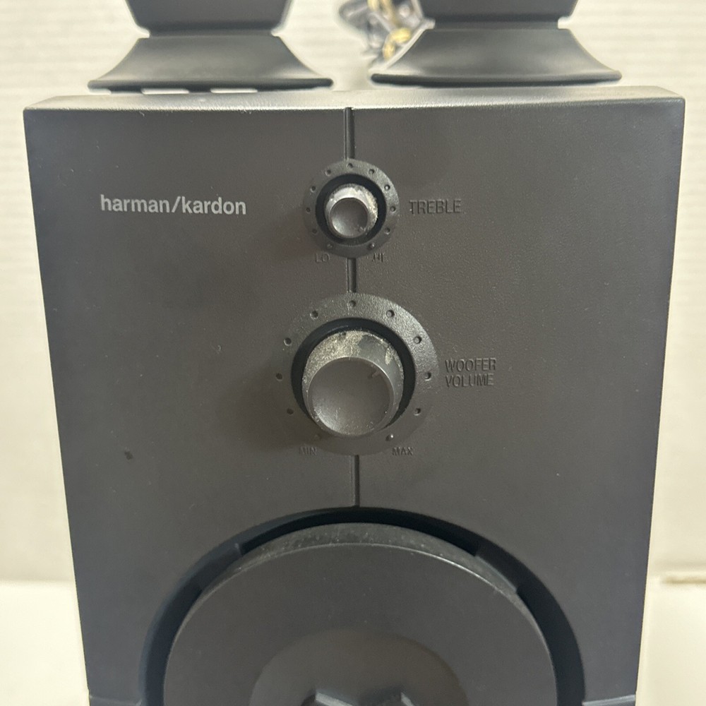Harmon Kardon E2XHK395 Subwoofer Computer Speaker System Tested Working