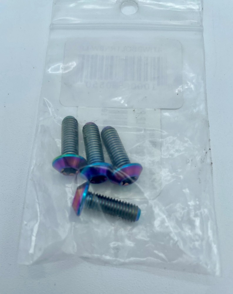 Wolf Tooth Titanium Low Profile Water Bottle Cage Bolts 4 pack