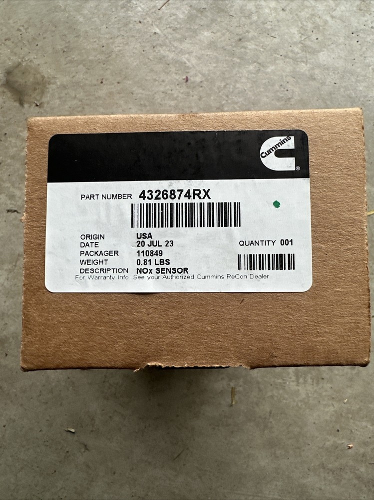 4326874 OEM Cummins Outlet NOX Sensor