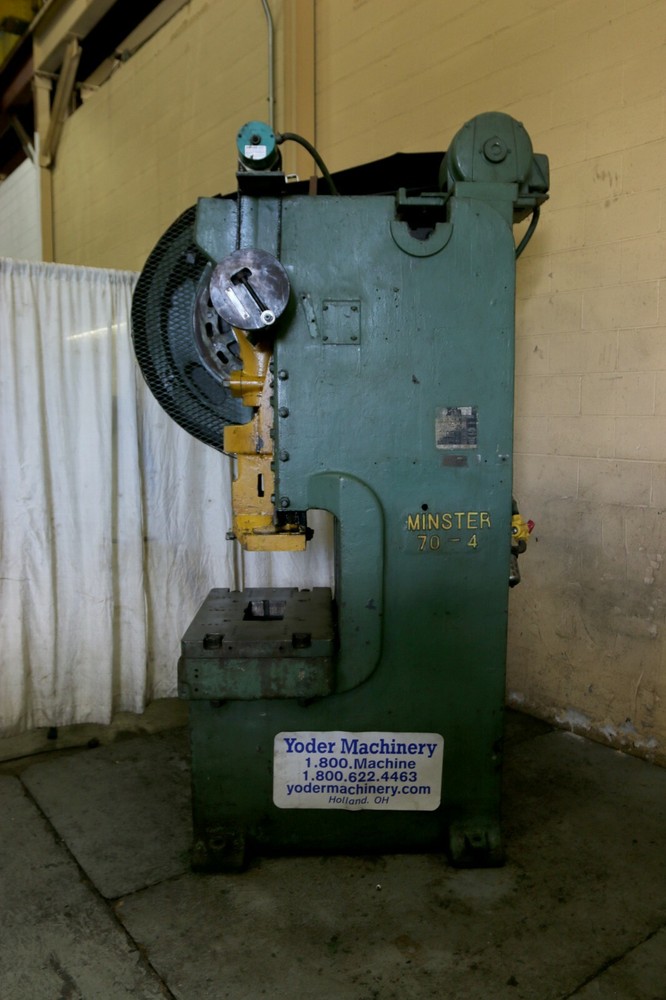 56 TON MINSTER MODEL 70-4 GAP FRAME PRESS: YODER #68217