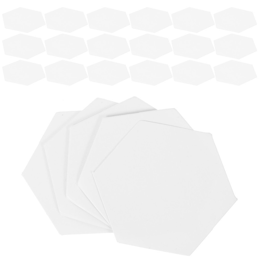300 Pcs Hexagon Papers Decorative Patchwork Tool Hexagonal for Reusable