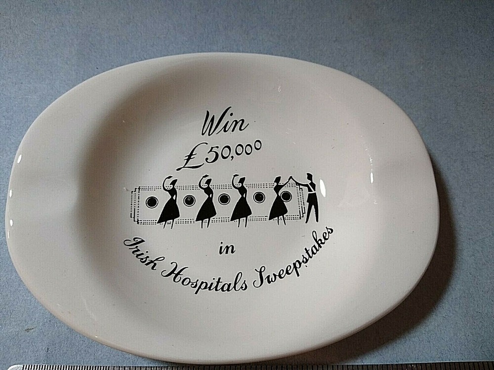 Arklow Irish Hospitals Sweepstakes ceramic ashtray