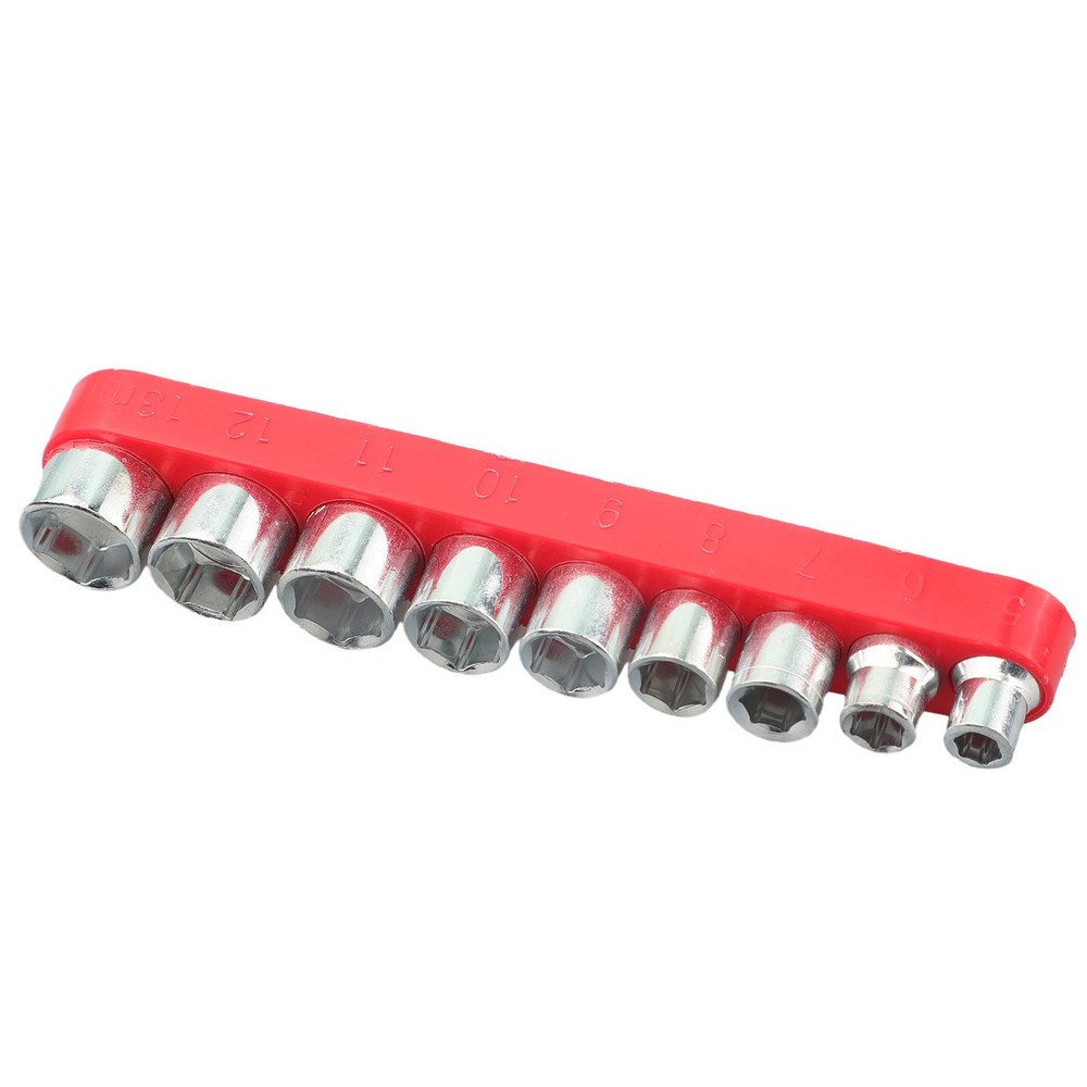 9 Pieces/set Hexagon Key Socket Combination 1/4 Inch Handle Hexagon Socket