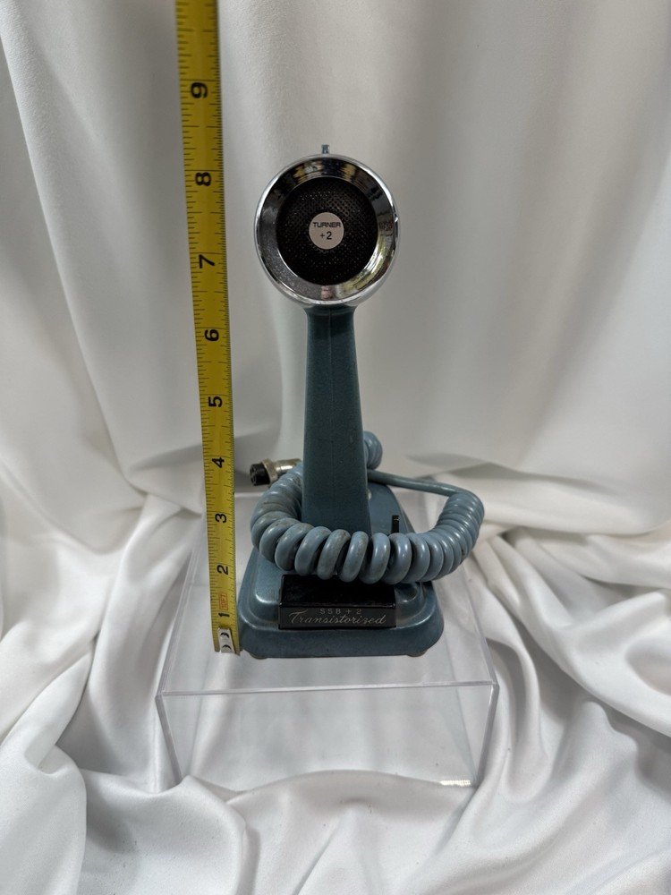 Turner +2 SSB Transistorized Microphone Ham Plug NOT Tested