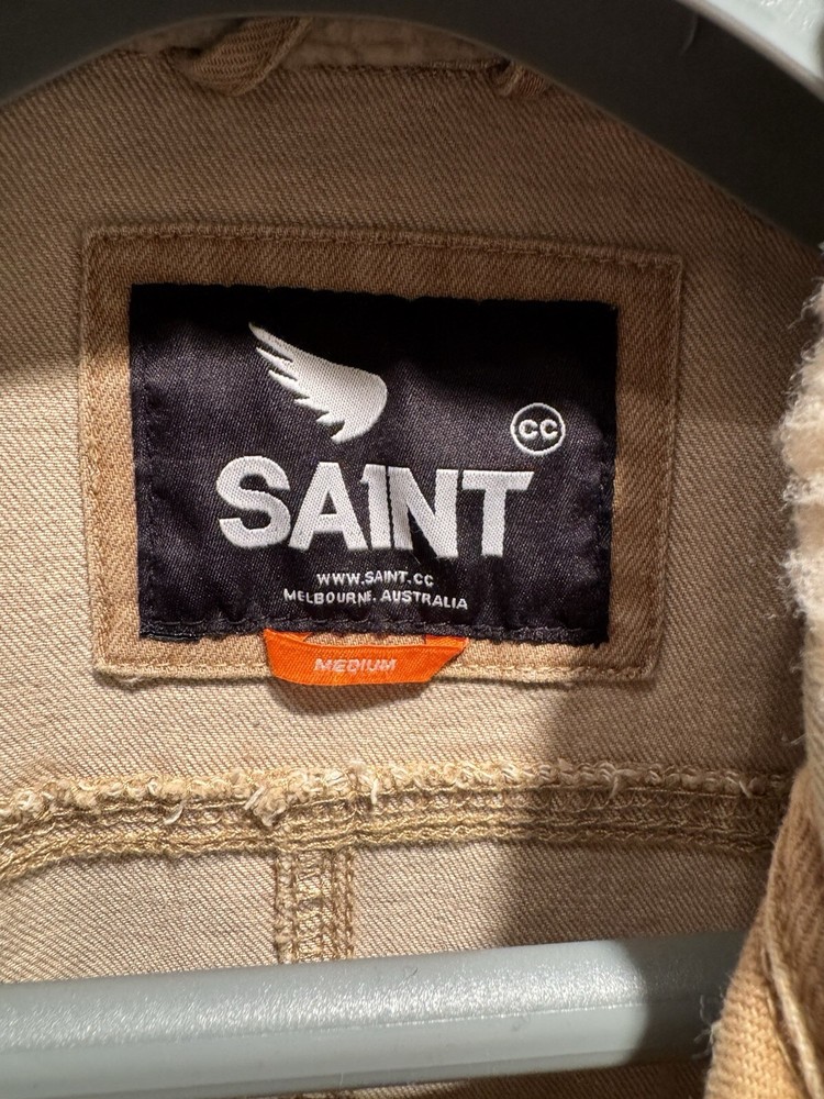 SAINT DENIM TRUCKER JACKET - Light Stone - Medium (UK40”)