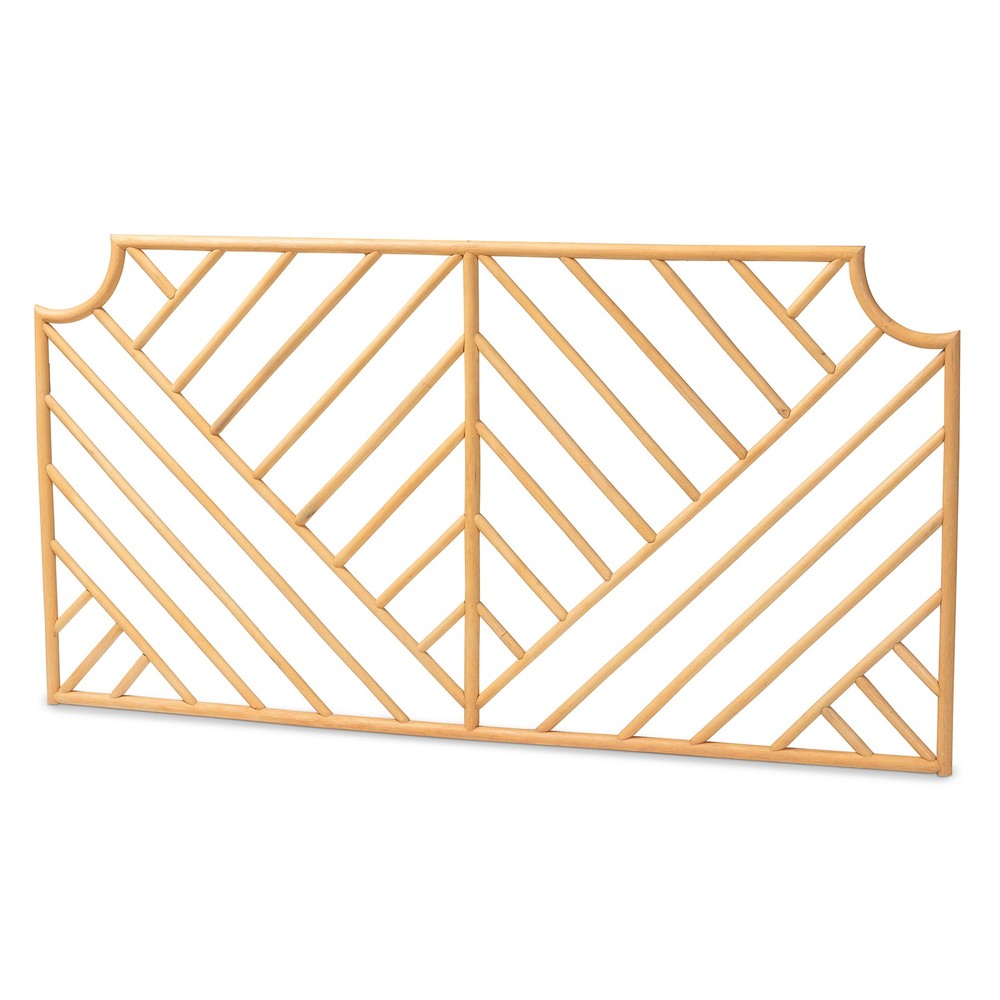 Headboard,Constructed from Natural RattanWall-mountable design,Openwork frame
