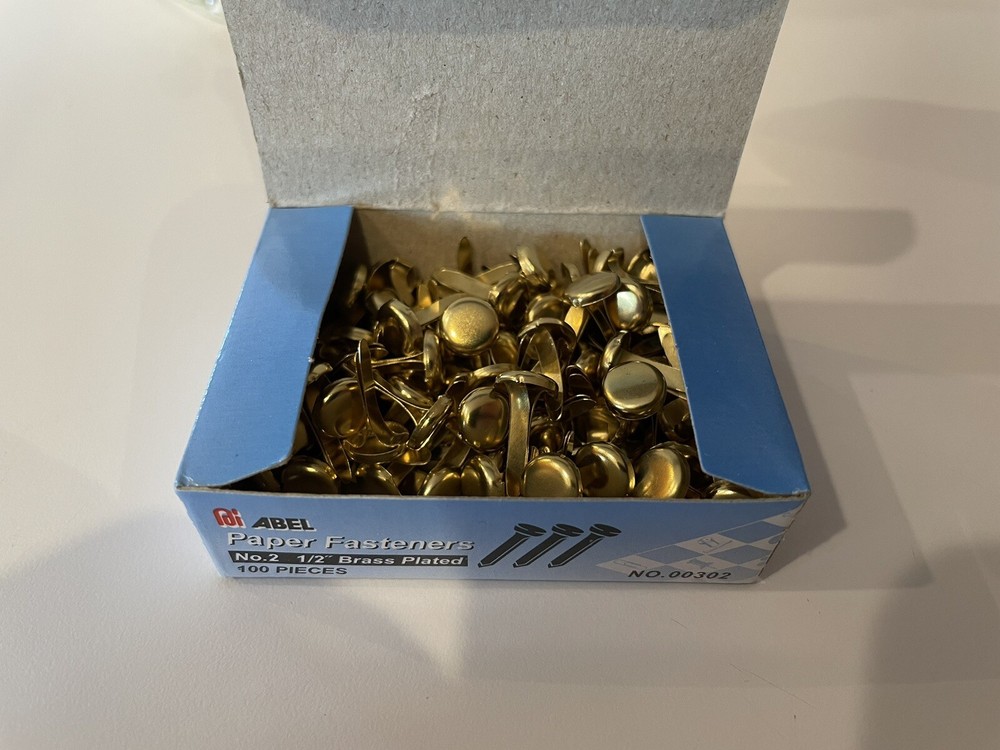 abel brass paper fasteners
