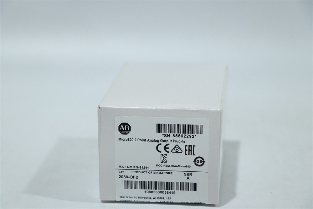 Micro800 2 PT Analog Output Module  2080-OF2 /A 2080OF2