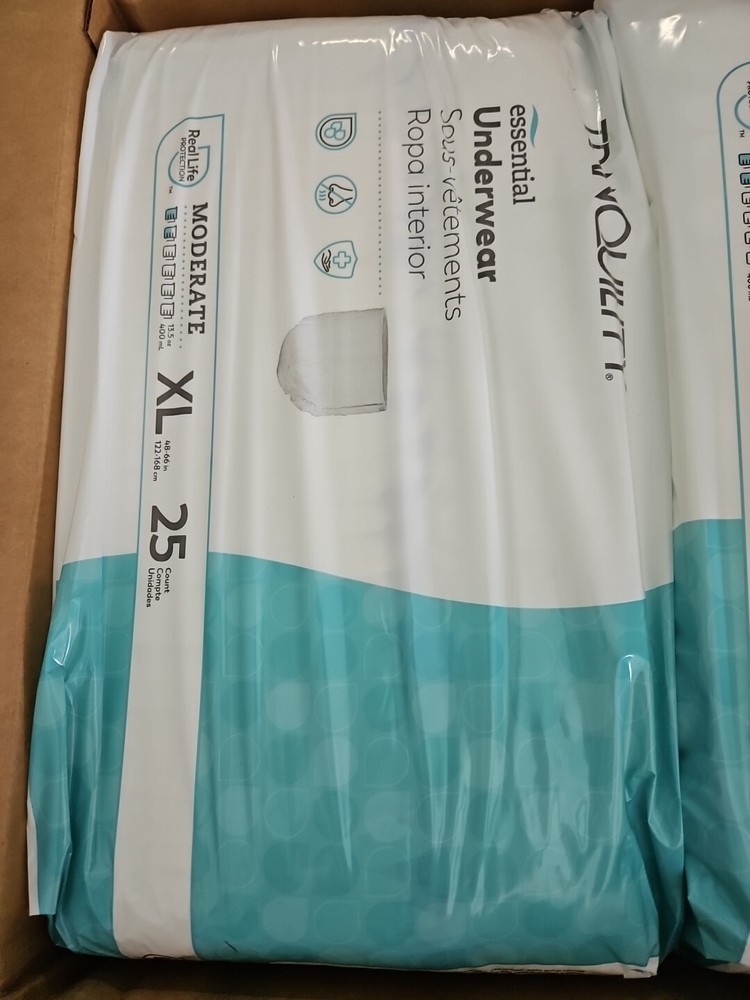 Tranquility Disposable Underwear X-Large Moderate 25 Ct