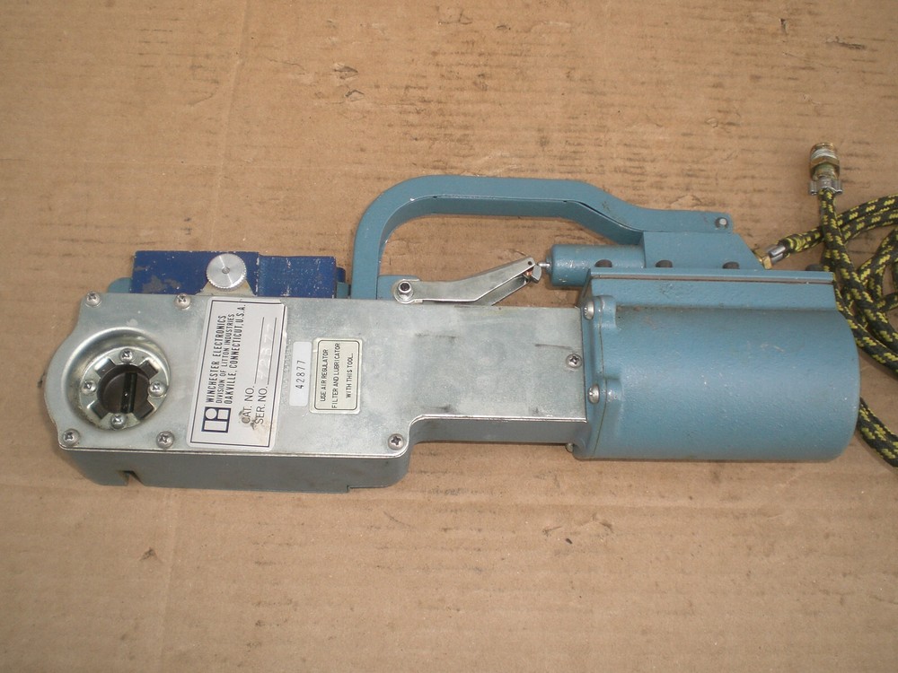Winchester Electronics pneumatic terminal crimper