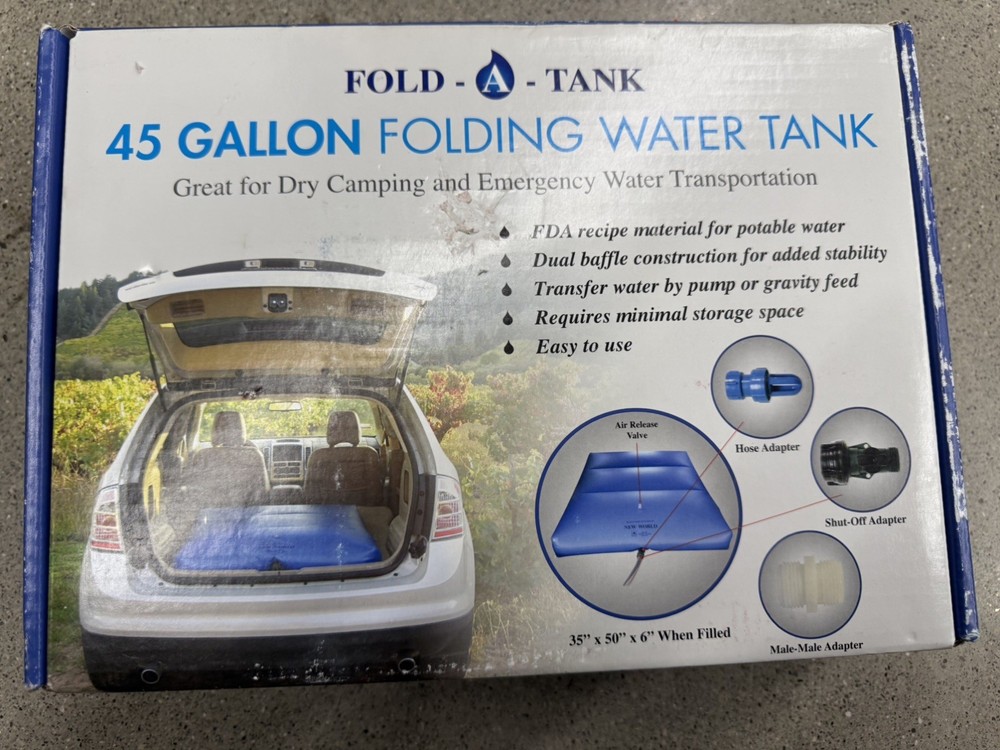 45 gallon folding water tank