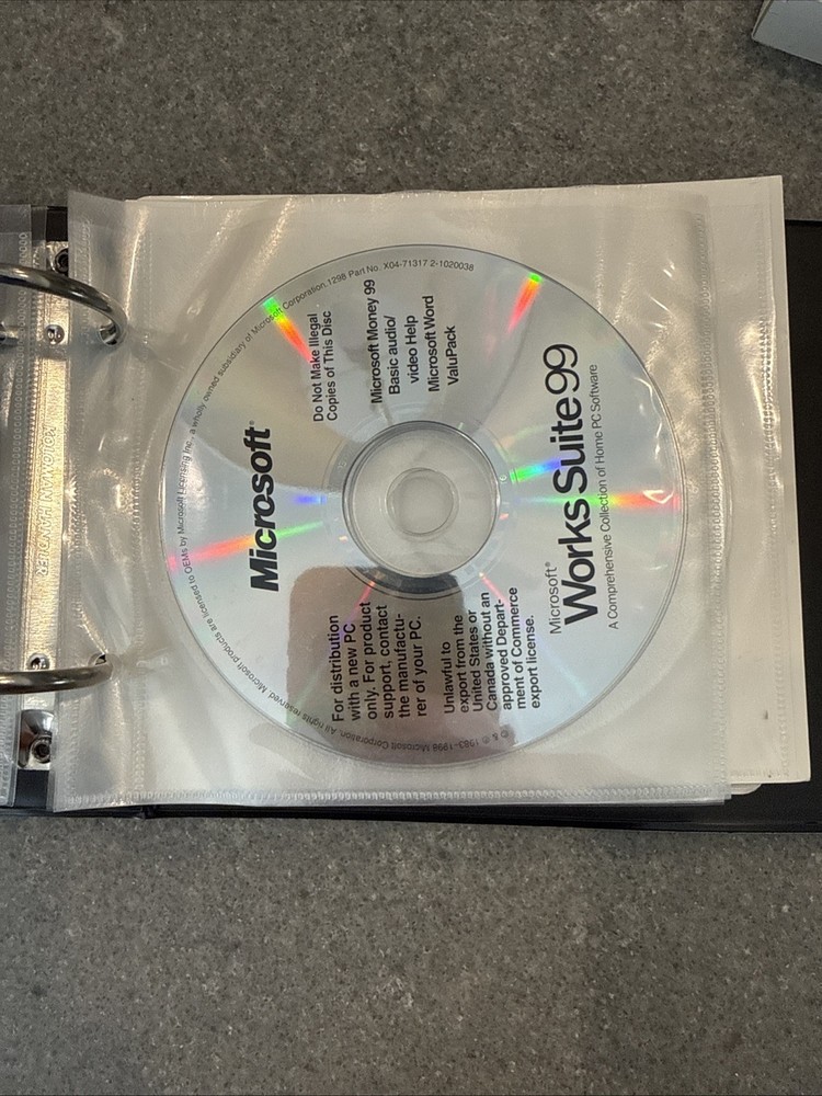 Gateway Windows 98 OEM Software Bundle with COA and Manuals