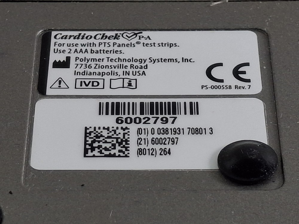 Polymer Technology Systems, Inc. CardioChek PA Analyzer