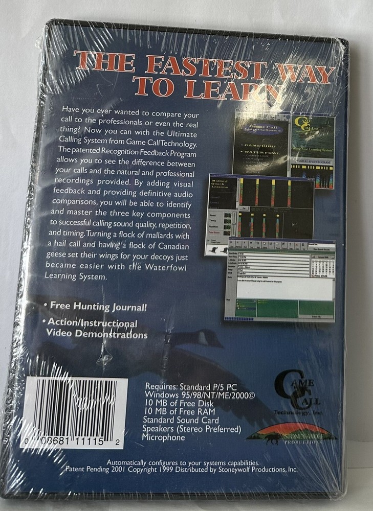 ULTIMATE CALLING SYSTEM By Game Call Technology CD-ROM