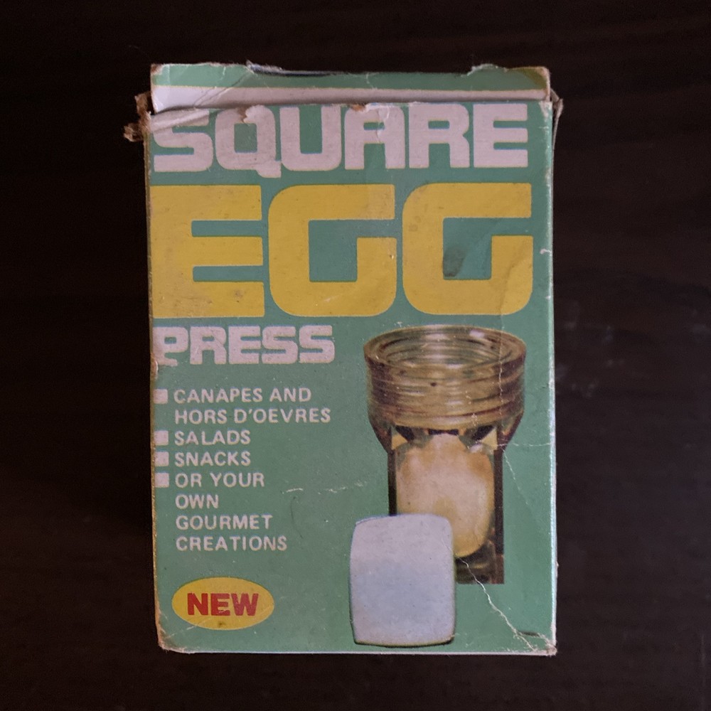 Vintage Square Egg Press