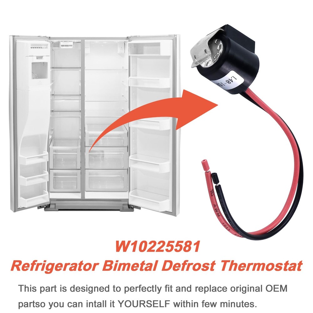 Refrigerator Defrost Thermostat Replacement Compatible Models