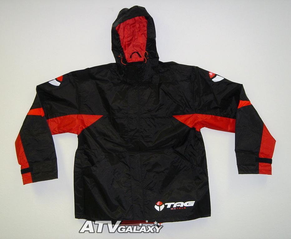 Tag Motorcycle Riding Nylon Jacket Windbreaker Rain L