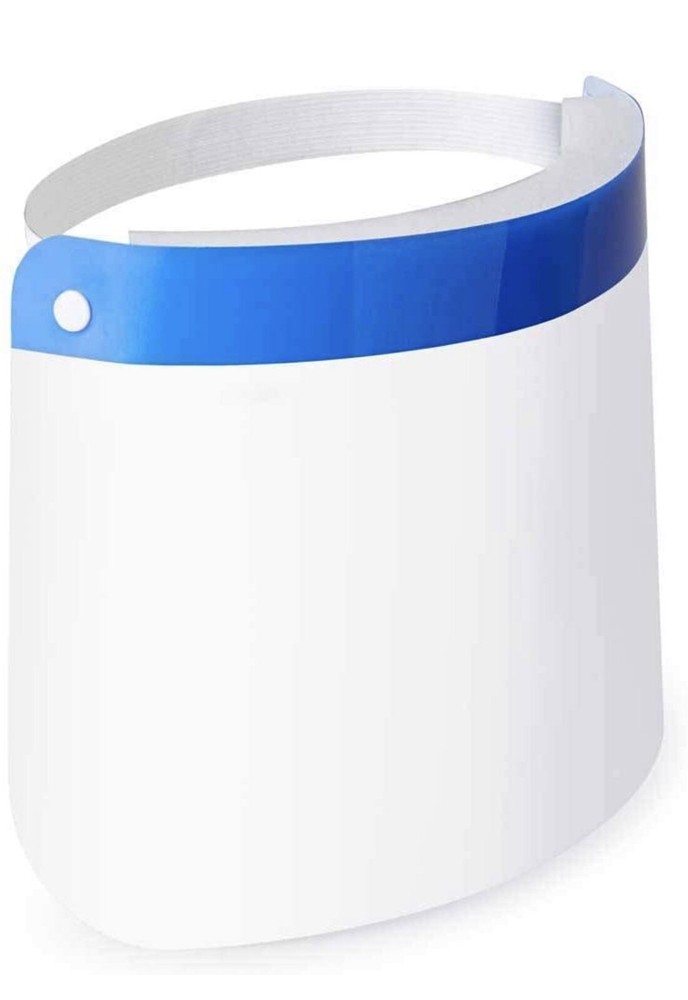100 Face Shields - Wrap-around Safety Face Shield