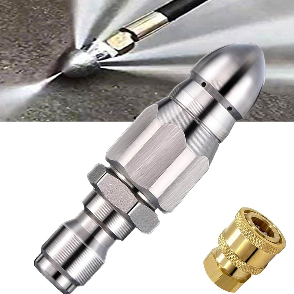 1/4" Quick Connect Stainless Nozzle Set