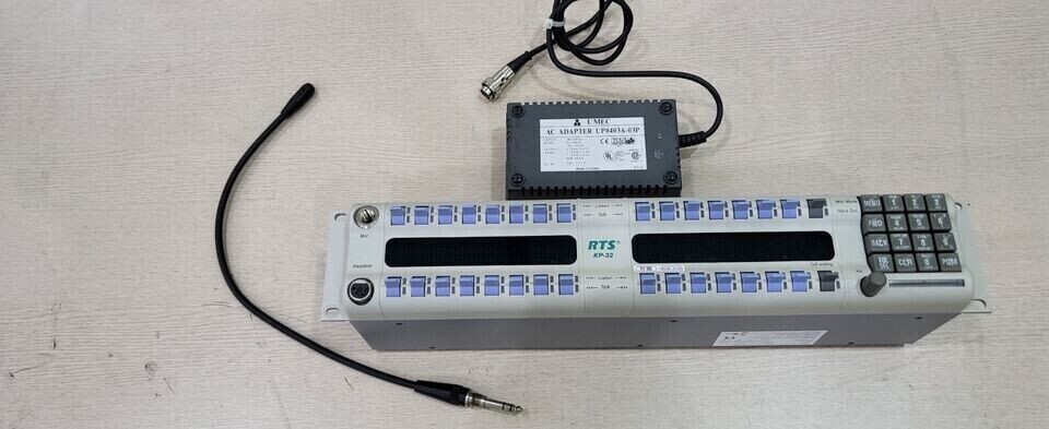 RTS Kp-32 intercom key panel with power adapter, microphone -- 1 unit price