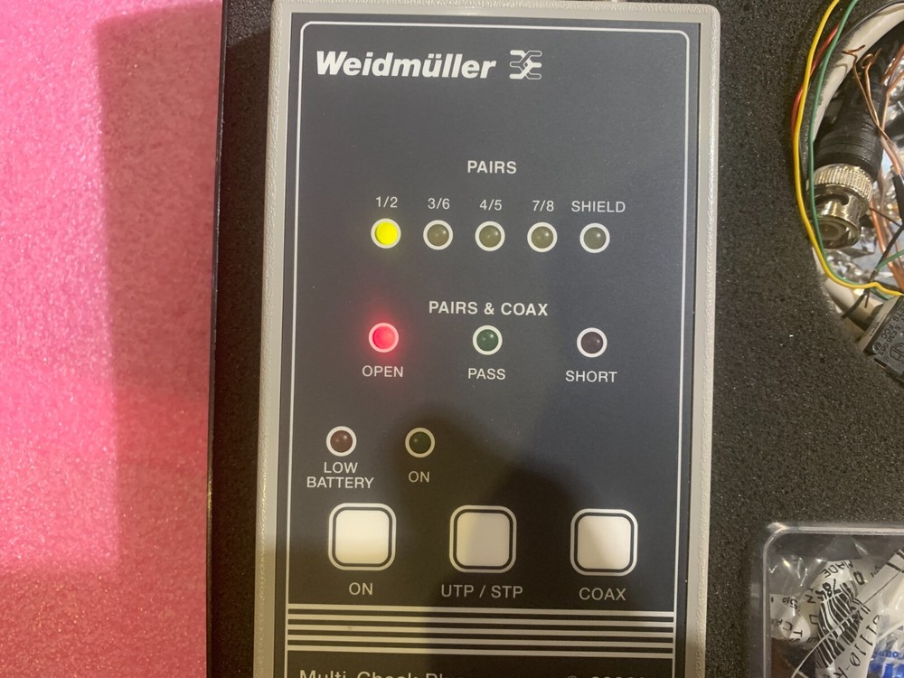 Weidmuller Multi-Check Plus 900690 Pairing Meter w/Accessories