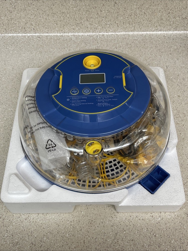 12 Egg Chicken Incubators for Hatching Eggs, Egg Incubator Open Box