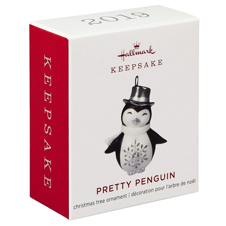 Hallmark Keepsake Mini Christmas 2019 Year Dated Pretty Penguin Miniature