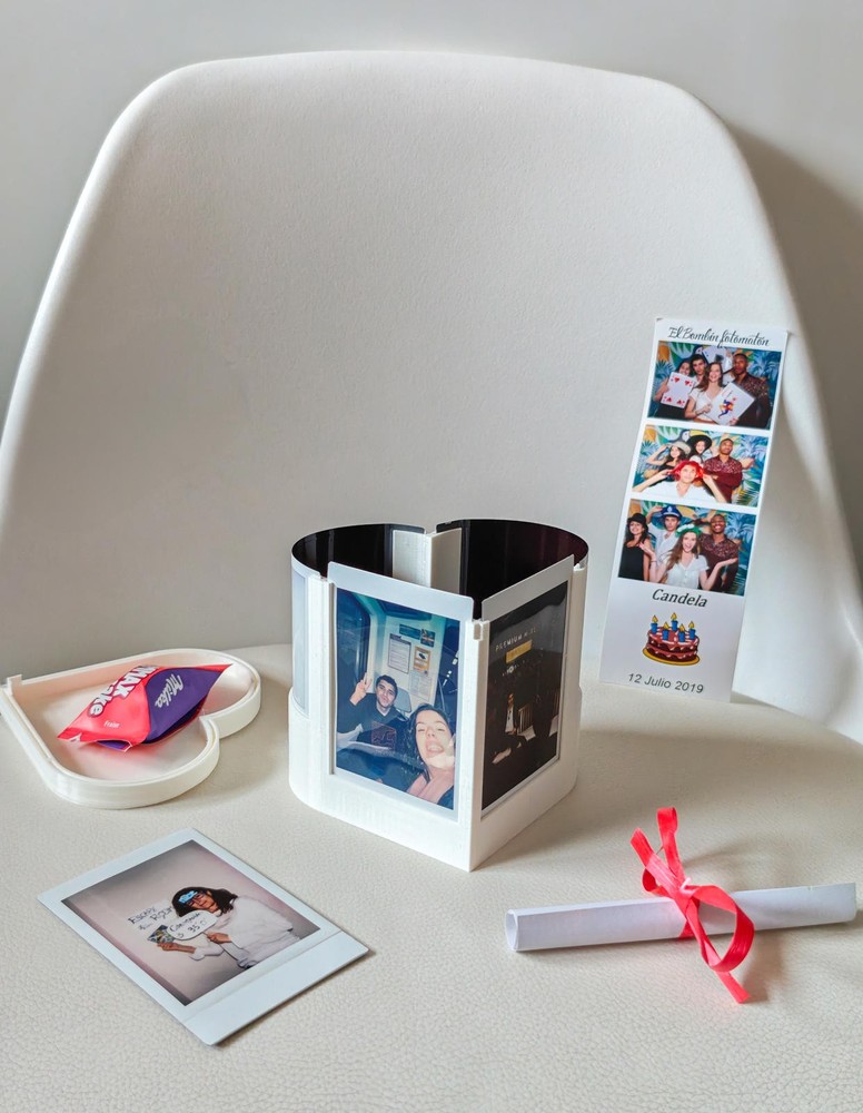 Instax Heart Display Box - Multi-Photo Frame and Secret Gift Container