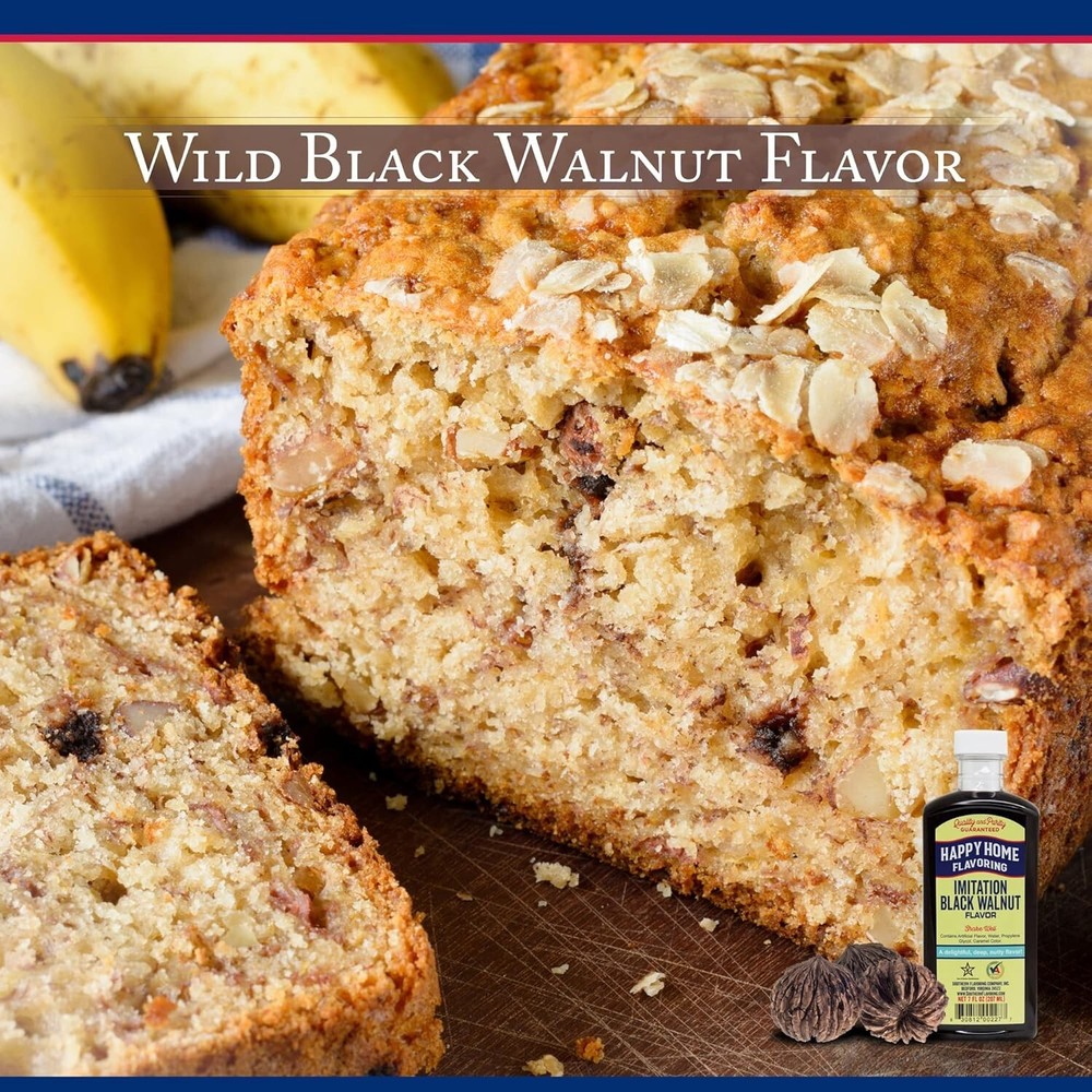 Versatile 7 oz. Black Walnut Flavoring - Ideal for Baking and Candy Making