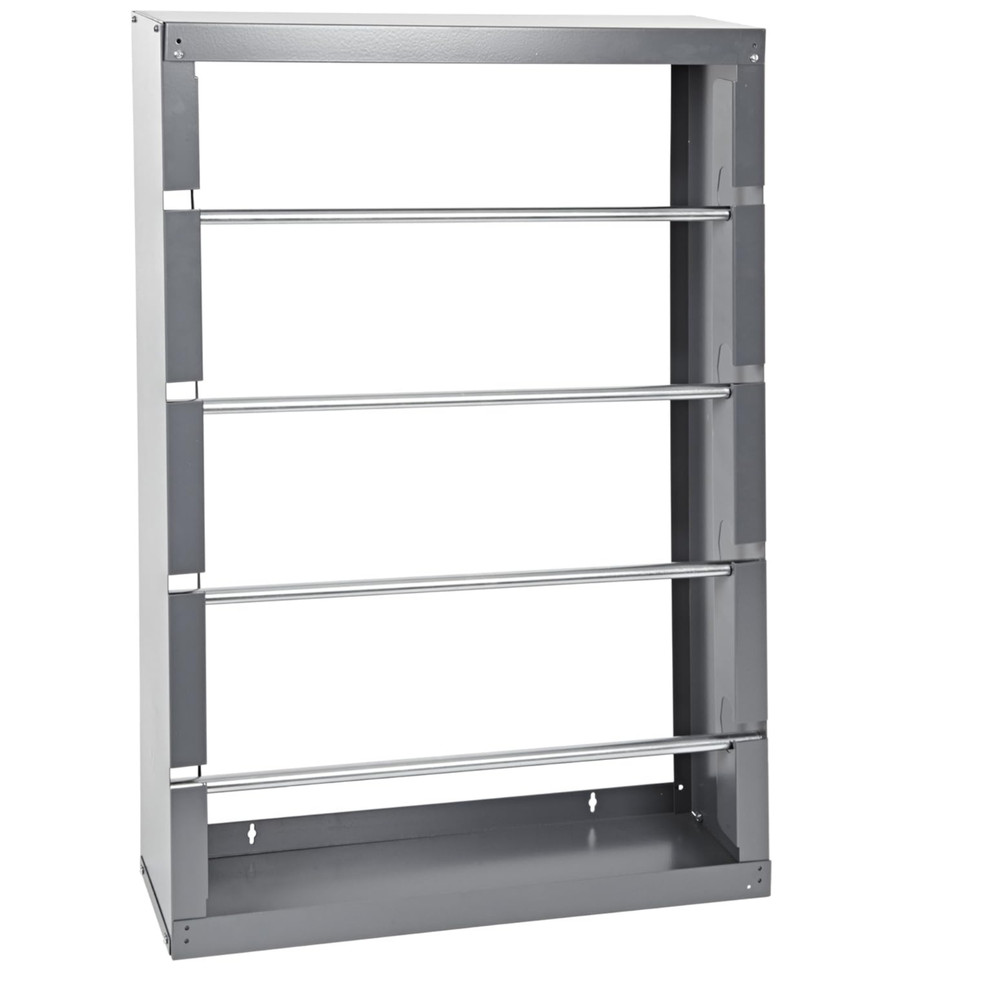 Durham 368-95 Wire Spool Rack with 4 Rods, 26-1/8" Width Gray
