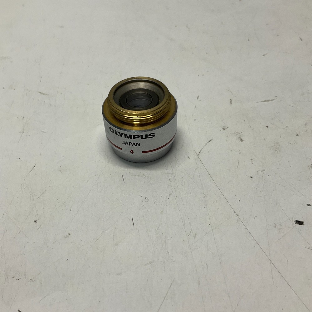 Olympus E A4 4x 0.10 Microscope Objective Lens