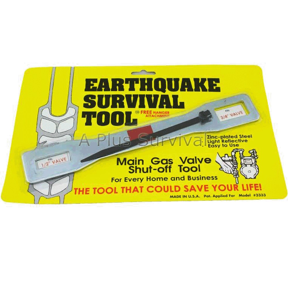 Gas Shut-Off Tool - Be Earthquake Prepared!