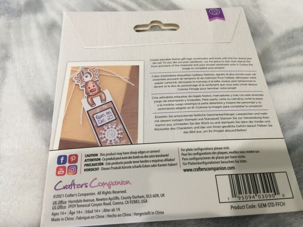 Gemini Character Front & Back Gift Tags Collection Bundle Crafters Companion