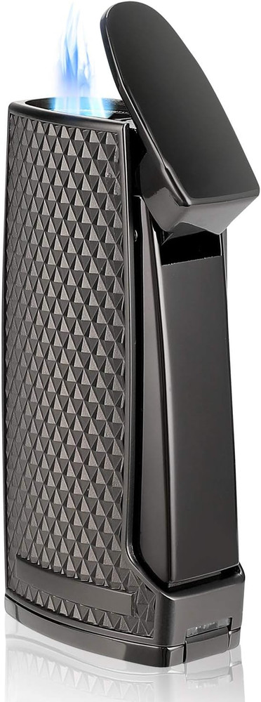 Torch Lighter, 3 Jet Flame Butane Lighter with Punch