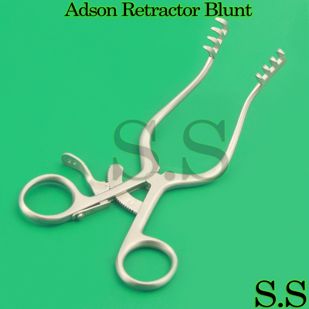 Adson Retractor Blunt Points 4x4 Prong 6" Surgical Instruments