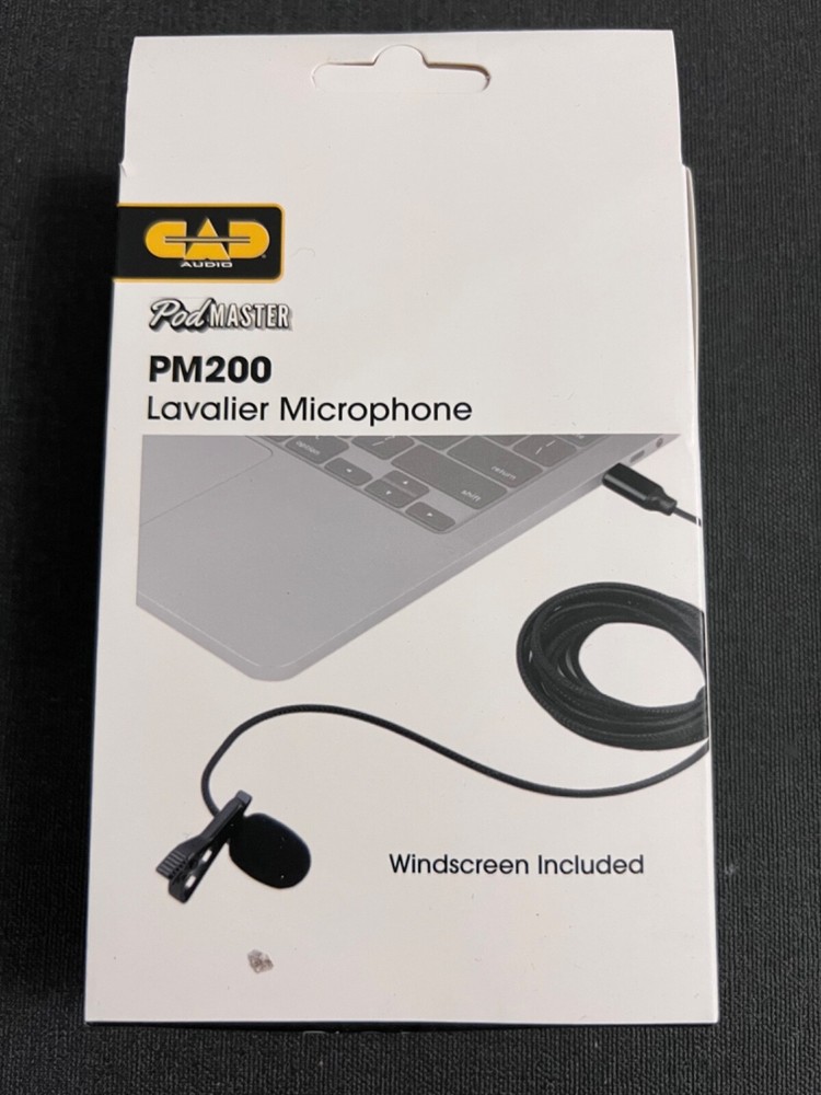 CAD Podmaster USB-C Mini Lavalier Microphone PM200