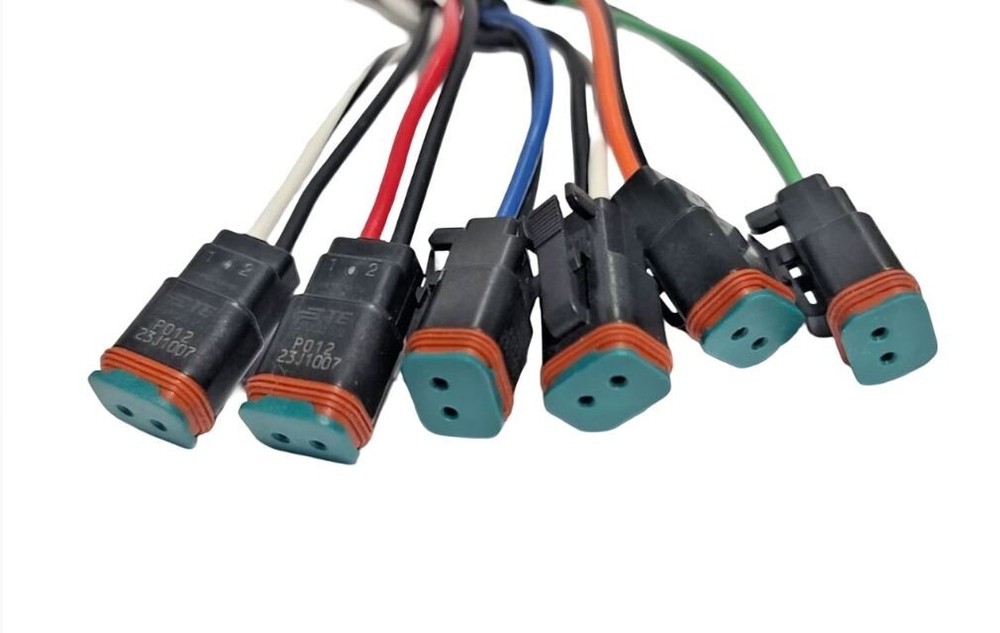 Skid Steer Aux Control Harness 14 Pin 8'- 6 Function (Deutsch)