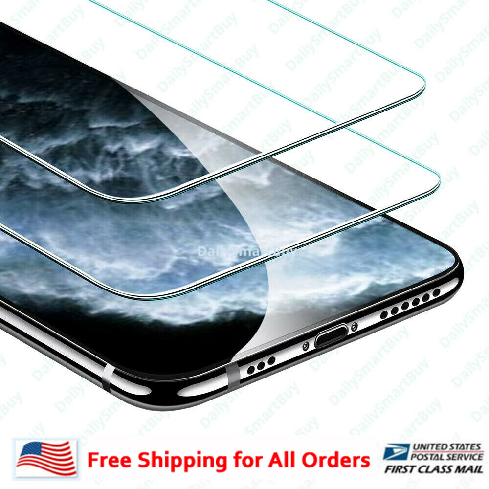 2-Pack Tempered Glass Screen Protector for Apple iPhone 11,11 pro,11 Pro Max