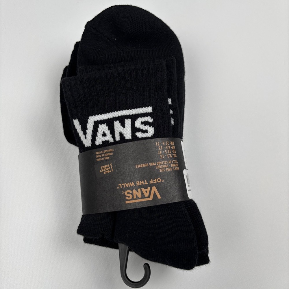 Vans Off The Wall 3-Pack Men’s Quarter Socks