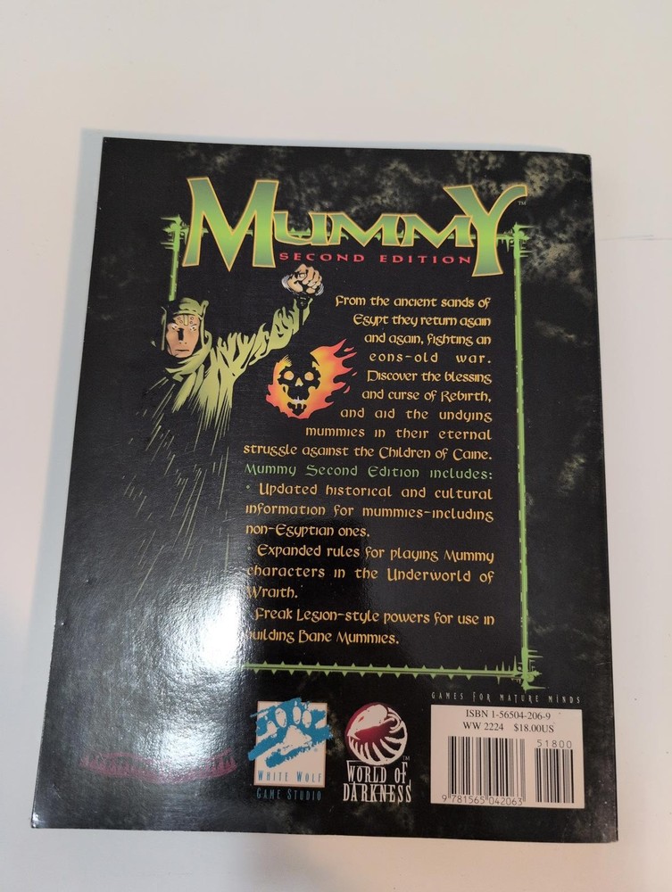 Mummy Second Edition: A World of Darkness Sourcebook