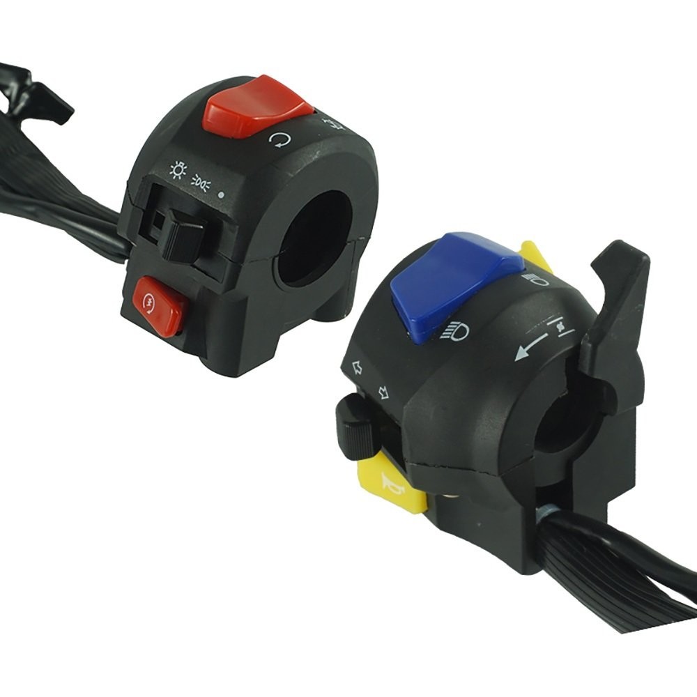 7/8" Motorcycle Handlebar Electrical Control Switch for Horn Turn Signal Start