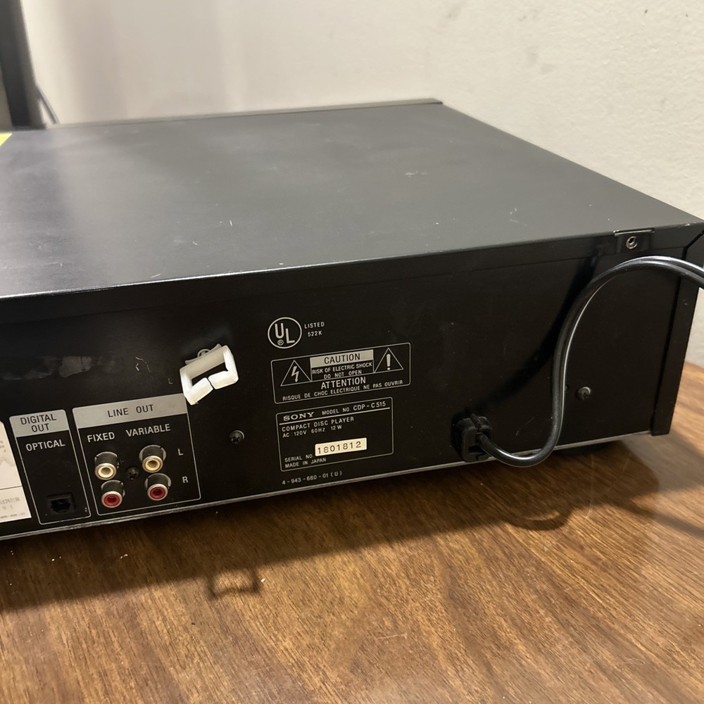 Sony Pulse Compact Disc Played CDP-C515